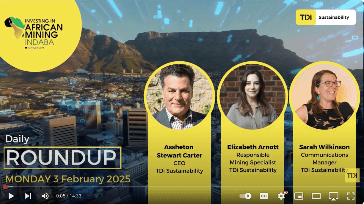 Mining Indaba day 1
