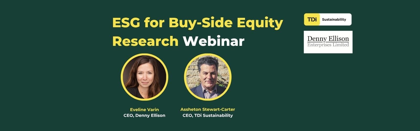 ESG for buy-side equity research