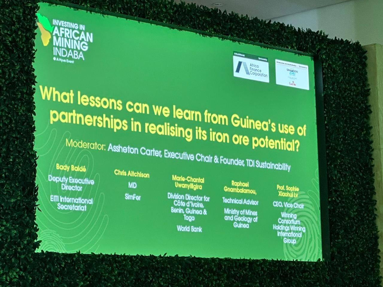 Partnerships - Guinea - Mining Indaba panel 2026